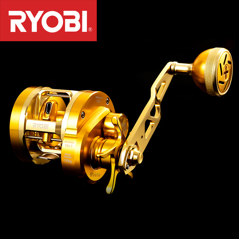 Trolling Reel - Mulinello a tamburo per slow-jigging Ryobi